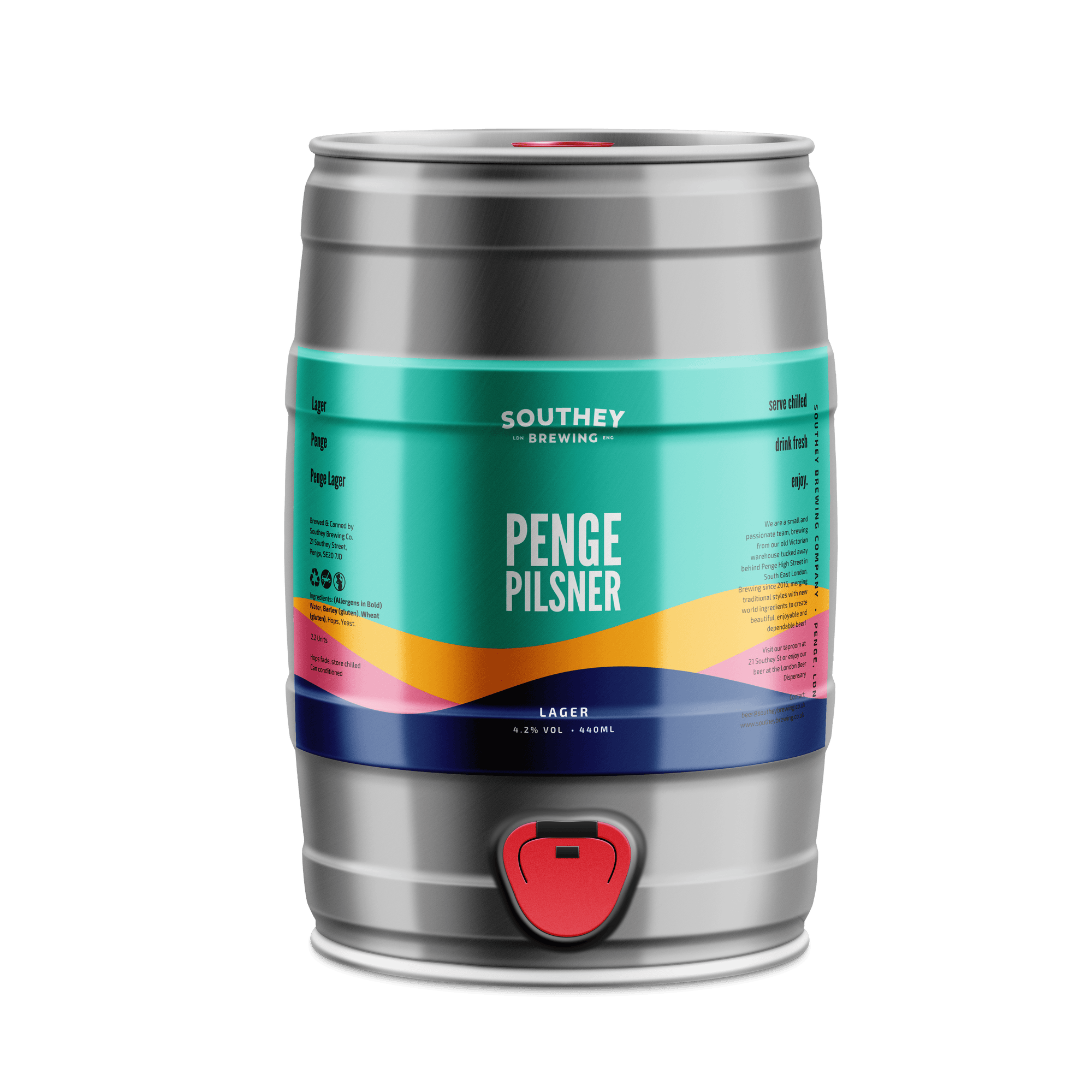 5L Mini Keg - Penge Pilsner - Lager  - 4.2%
